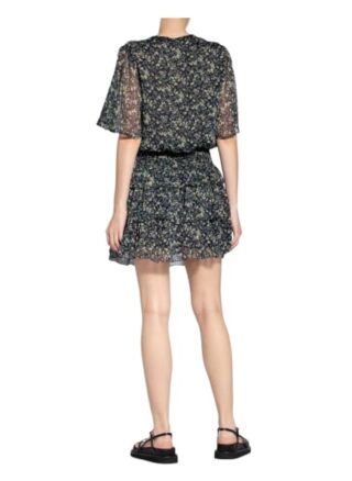 Pepe Jeans Kleid Amelia mit Volantbesatz, Schwarz