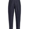 Peserico 7/8-Hose aus Leinen, Blau
