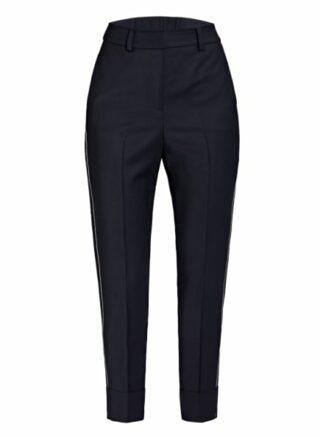 Peserico 7/8-Hose mit Galonstreifen, Blau