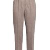 Peserico 7/8-Hose mit Galonstreifen, Braun