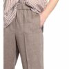 Peserico 7/8-Hose mit Galonstreifen, Braun