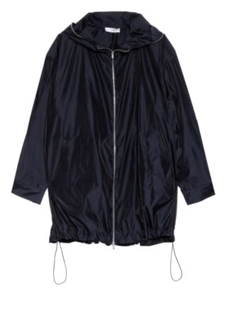 Peserico Blouson mit Schmucksteinbesatz, Blau