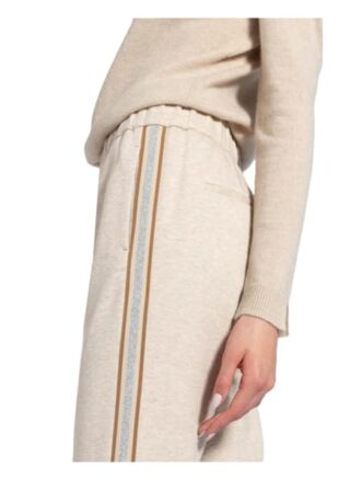 Peserico Hose im Jogging-Stil, Beige