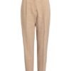 Peserico Hose mit Leinen, Beige