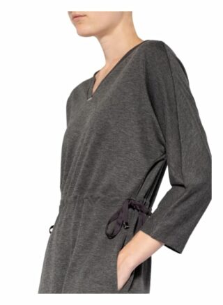 Peserico Jerseykleid mit 3/4-Arm, Grau