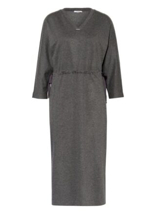 Peserico Jerseykleid mit 3/4-Arm, Grau