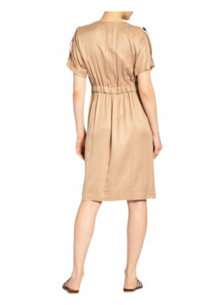 Peserico Satinkleid, Beige