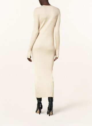 Petar Petrov Seidenkleid Erica, Beige