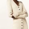 Petar Petrov Seidenkleid Erica, Beige