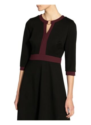 Phase Eight Jerseykleid Ellen mit 3/4-Arm, Schwarz
