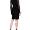 Phase Eight Kleid Sassy mit Samtbesatz, Schwarz