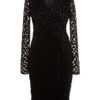 Phase Eight Kleid Sassy mit Samtbesatz, Schwarz