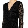 Phase Eight Kleid Sassy mit Samtbesatz, Schwarz