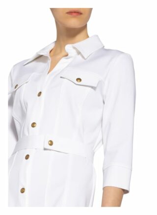 Pinko Hemdblusenkleid Inqieto mit 3/4-Arm, Weiß