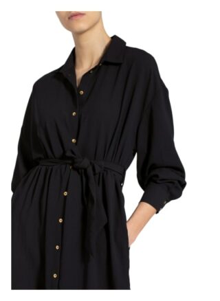 Pinko Hemdblusenkleid Manieroso, Schwarz