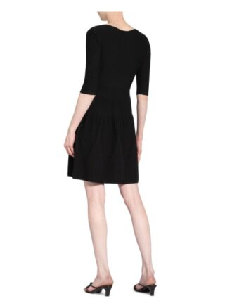 Pinko Kleid mit 3/4-Arm, Schwarz