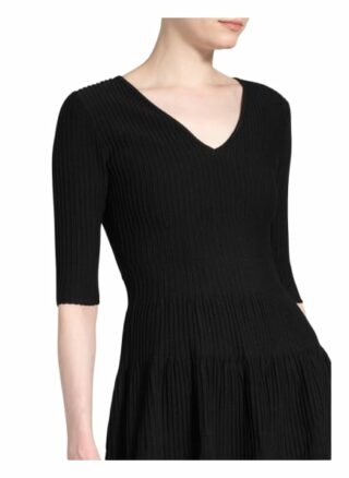 Pinko Kleid mit 3/4-Arm, Schwarz