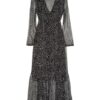 Pinko Wickelkleid Umile, Schwarz