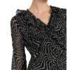 Pinko Wickelkleid Umile, Schwarz
