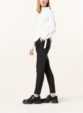 Raffaello Rossi Hose Candy im Jogging-Stil, Schwarz