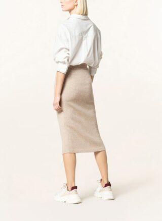 Ralph Lauren Collection Strickrock aus Cashmere, Gelb