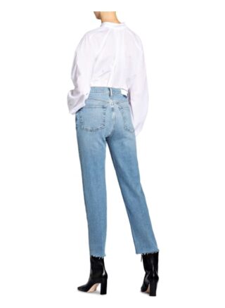Re/Done 7/8-Jeans, Blau