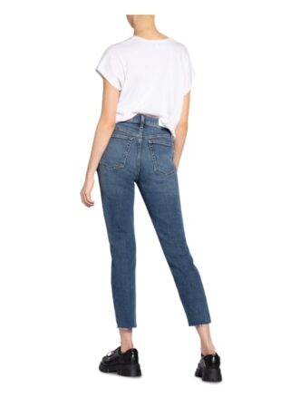 Re/Done 7/8-Jeans, Blau