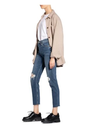 Re/Done 7/8-Jeans, Blau