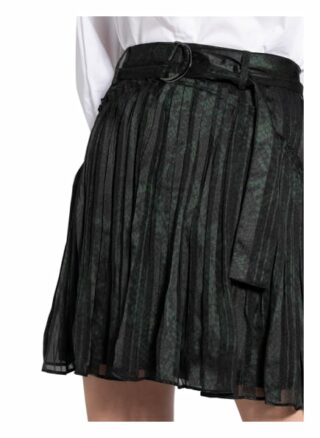 Reiss Faltenrock Orielle, Schwarz