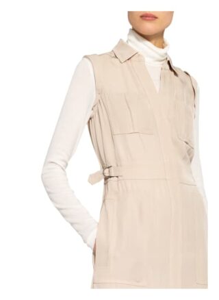 Reiss Hemdblusenkleid Effie, Beige