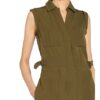Reiss Hemdblusenkleid Effie, Grün