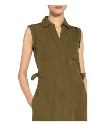 Reiss Hemdblusenkleid Effie, Grün