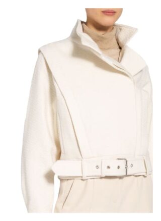 Reiss Jacke Clara im Biker-Stil, Weiß