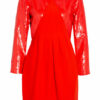 Reiss Kleid Cara mit Paillettenbesatz, Rot