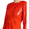 Reiss Kleid Cara mit Paillettenbesatz, Rot