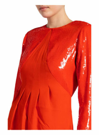 Reiss Kleid Cara mit Paillettenbesatz, Rot