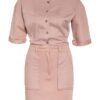 Reiss Kleid Emlyn mit 3/4-Arm, Pink