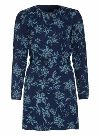 Reiss Kleid Melody mit Schmucksteinbesatz, Blau