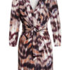 Reiss Kleid Orla mit 3/4-Arm, Rot