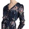 Reiss Kleid Shannon mit 3/4-Arm, Blau