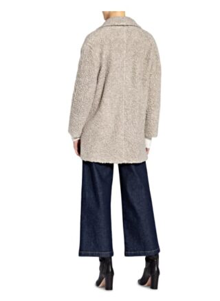 Reiss Kunstfellmantel Sky, Grau