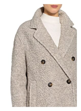 Reiss Kunstfellmantel Sky, Grau