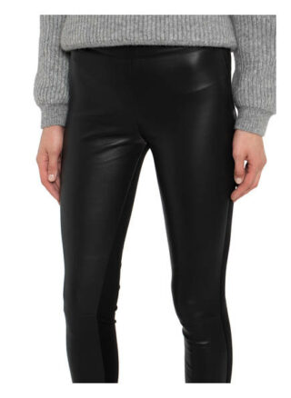 Reiss Lederhose Valerie, Schwarz