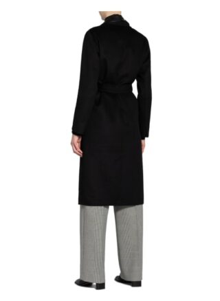 Reiss Mantel Ellie mit Wolle, Schwarz