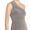 Reiss One-Shoulder-Kleid Lordes, Silber