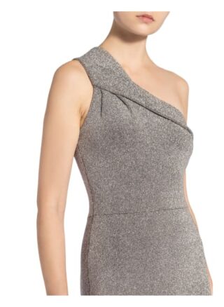 Reiss One-Shoulder-Kleid Lordes, Silber