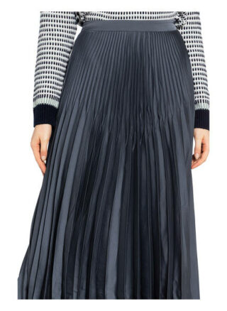 Reiss Plisseerock Dora, Blau