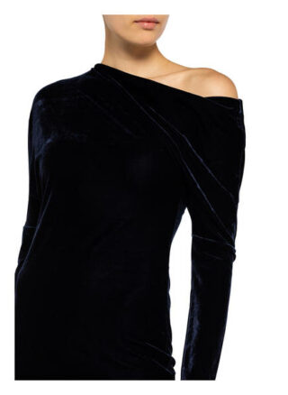 Reiss Samtkleid Valeria, Blau