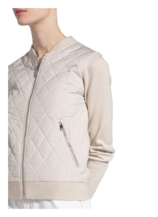 Reiss Steppjacke Ayla im Materialmix, Beige