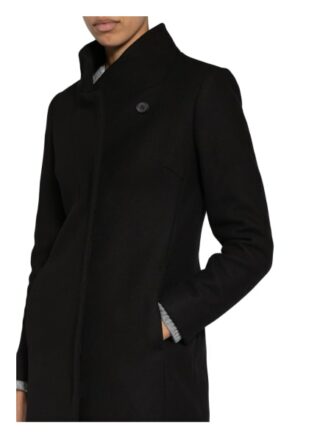 Reiss Wollmantel Marcie, Schwarz